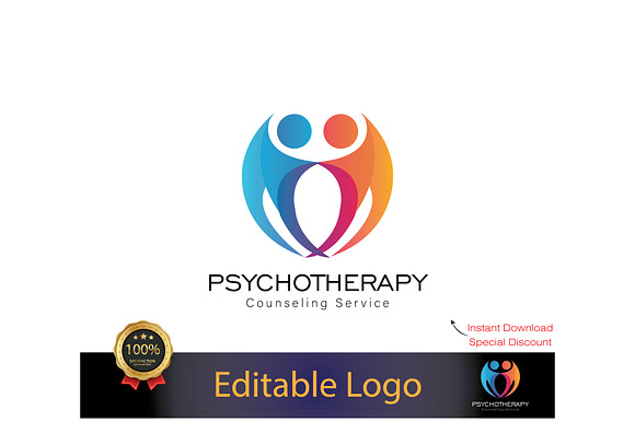 Modern Psychotherapy Logo Design preview 8