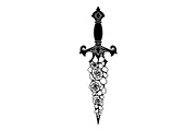 Ornamental Dagger Silhouette Bundle, an Object Illustration by Gaye Art (Thumbnail 26 of 31)