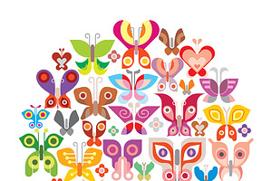 Butterfly Icon Set