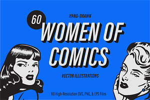 Women of Comics Illustration Pack