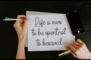 Moonlight | Script Font, a Handwritten Font by Scratchones (Thumbnail 3 of 8)