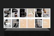 Pilates themed Instagram Template, a Social Media Template by KOLLABO Creatives (Thumbnail 2 of 9)