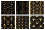 Art Deco Black & Gold Digital Paper, a Texture Graphic by Dream Creation (Thumbnail 3 of 6)