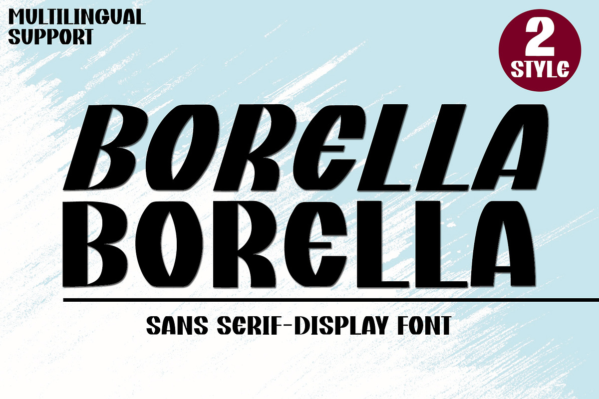 BORELLA, a Sans Serif Font by Letterafa Studio (Photo 1 of 6)