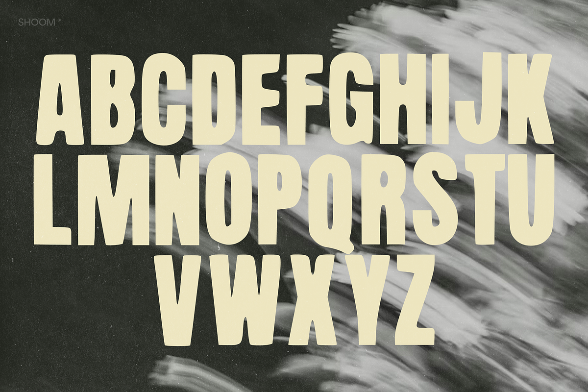 Handric - Bold & Rough Sans Serif, a Sans Serif Font by SHOOM HOUSE (Photo 9 of 11)