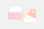 Square Business Card Mock-up, a Books & Magazine Mockup by pixiegraphics (Thumbnail 4 of 15)