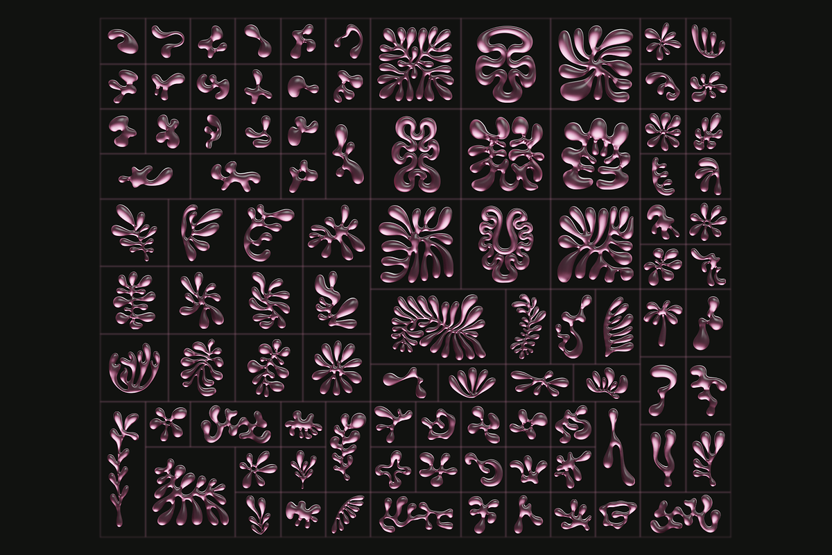 3D Floral Shapes - 95 Shapes, a Graphic by Dirtybarn (Photo 14 of 26)