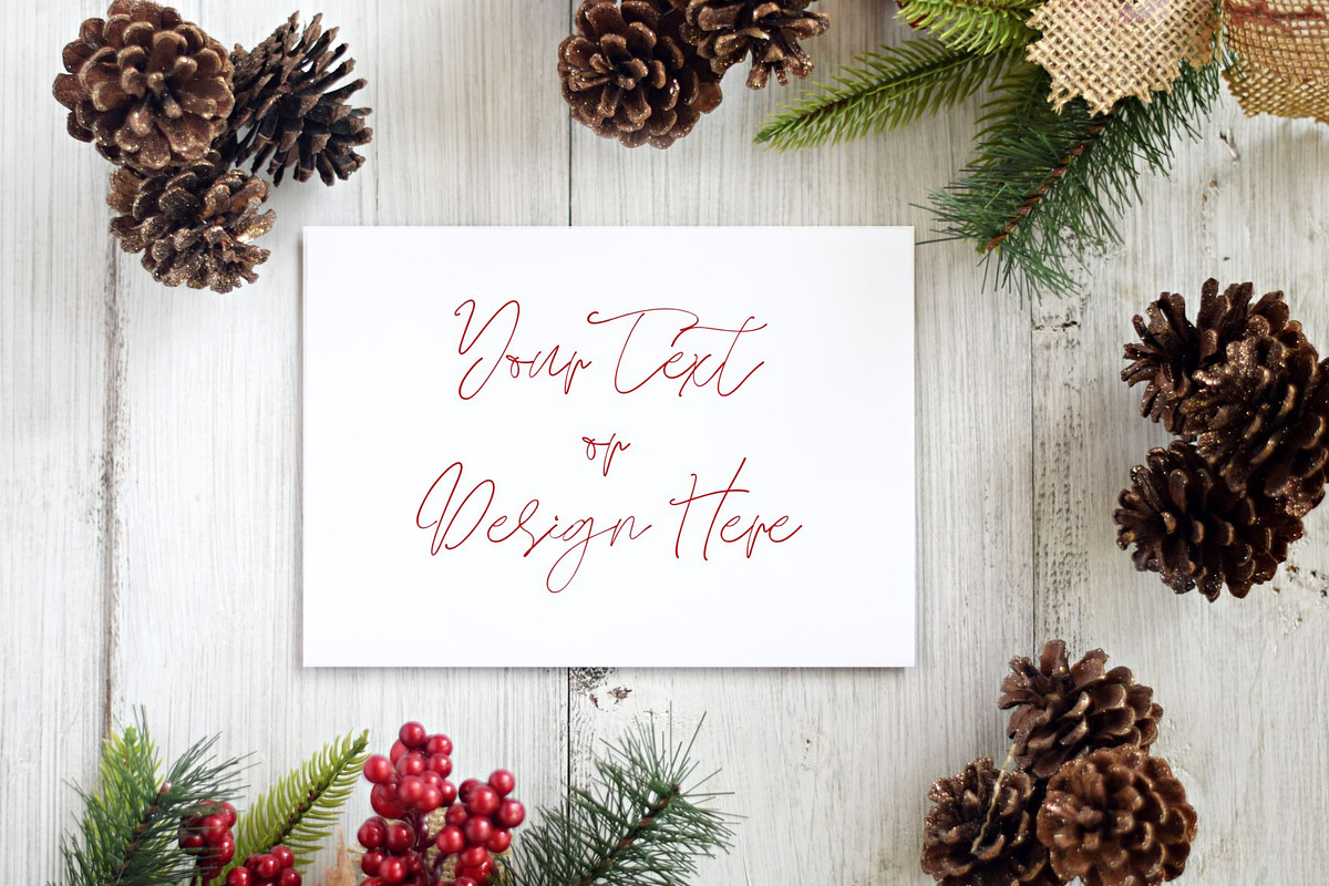 Winter card stock photo stock photo containing winter card flat lay and, a Holiday Photo by SLS Design Co. (Photo 1 of 2)