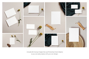 Natural Stationery Mockup Collection