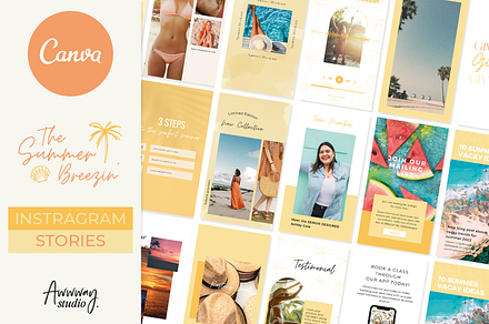 Instagram Stories Summer Templates