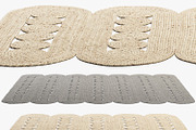 Safavieh Hajri Jute Rug (2 options), a Furniture 3D Model by 3dmitruk (Thumbnail 1 of 23)
