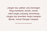 Lauris Manies Amaline - Duo Font, a Script Font by Essentials Studio (Thumbnail 5 of 9)