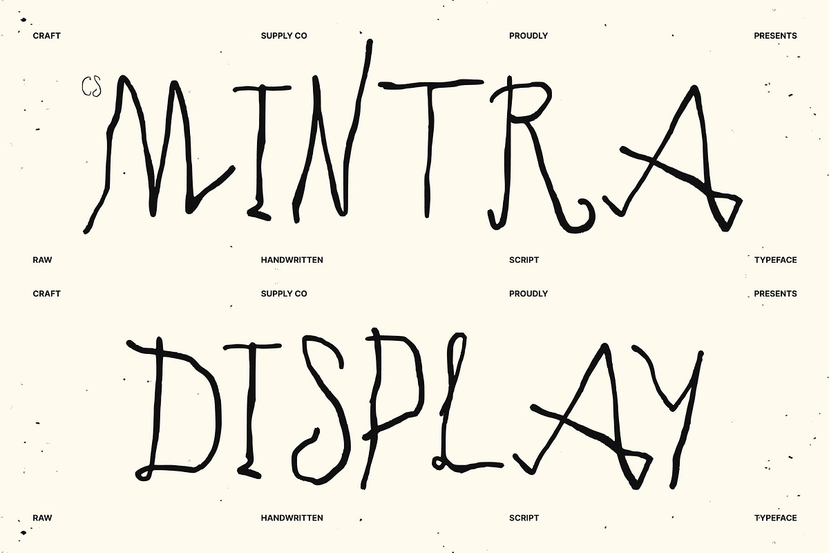 Raw Handwritten Script Bundle, a Script Font by Craft Supply Co. (Photo 8 of 11)