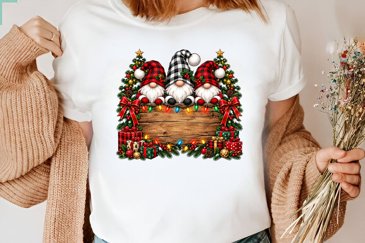 Christmas Gnome Custom Sign PNG, a Seasonal Illustration by CraftArtStudio (Photo 3 of 4)