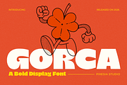 Gorca - Bold Display Font, a Sans Serif Font by Pixesia Studio (Thumbnail 1 of 15)