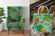 Exotic birds seamless pattern, a Pattern Graphic by Alena Lazareva (Thumbnail 2 of 9)