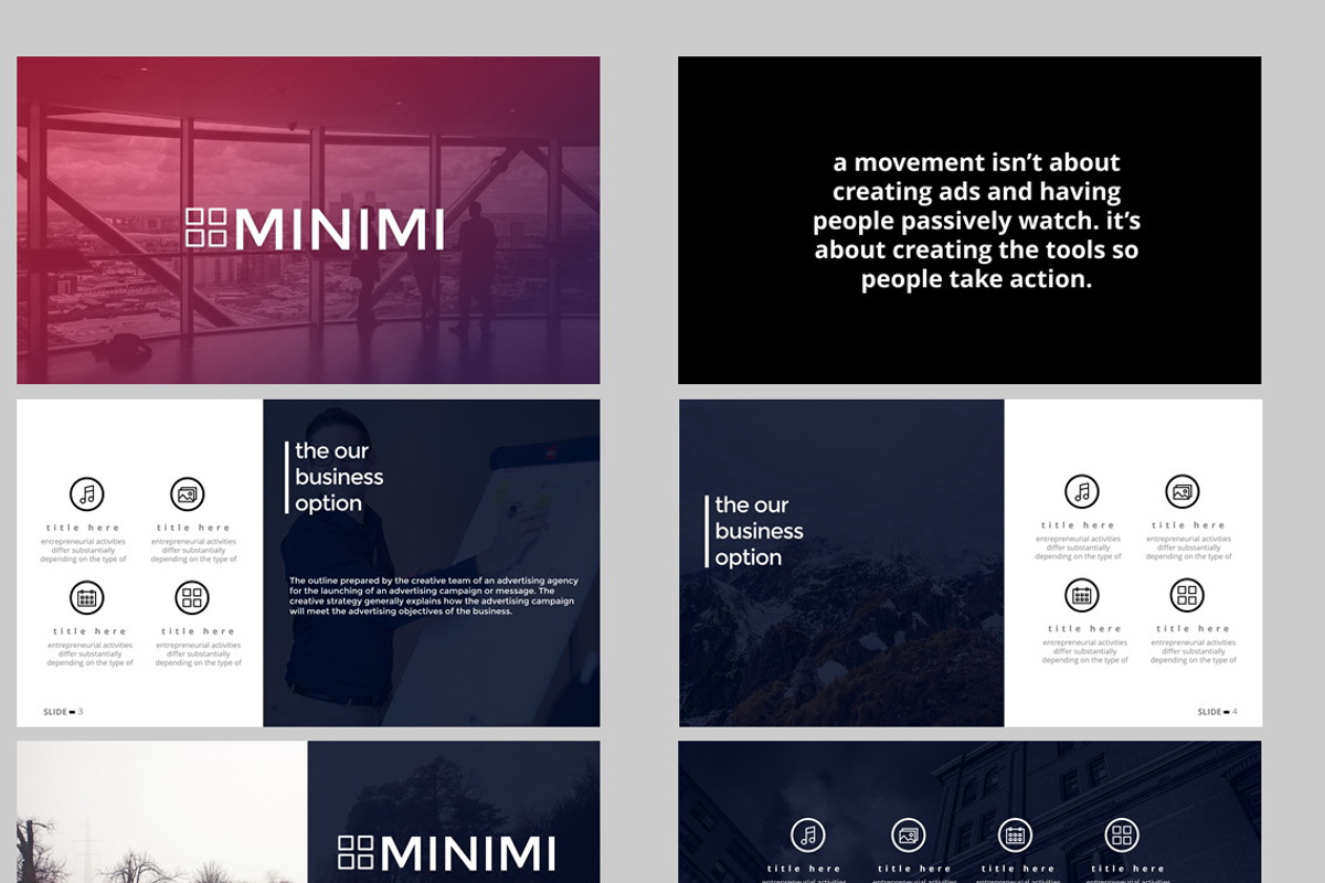 Minimi Powerpoint, a Presentation Template by Flyer King (Photo 2 of 2)