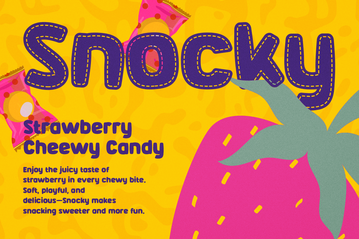 Chubzy - Chubby Display, a Sans Serif Font by Brand_Hero (Photo 7 of 10)