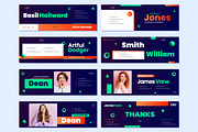 Modern Email Signature Design Set, an UI Kit Template by ContestDesign (Thumbnail 1 of 5)