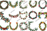 Christmas-garlands-sublimation, an Illustration by designcity5 (Thumbnail 2 of 5)