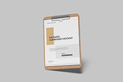 A4 Clipboard Mockup, a Mockup by lamorastudio (Thumbnail 2 of 11)