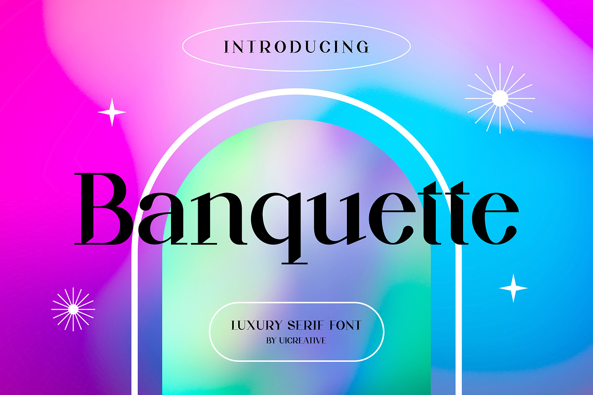 Banquette Luxury Serif Font, a Serif Font by UICreative (Photo 1 of 12)