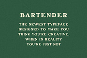 Bartender Typeface, a Handwritten Font by Taylor Penton (Thumbnail 2 of 6)