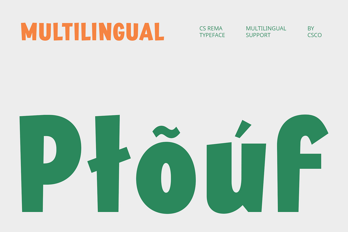 CS Rema – Fun Font, a Sans Serif Font by Craft Supply Co. (Photo 5 of 8)