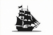 Classic Sailing Ship Vector Bundle, an Object Graphic by Designs_River (Thumbnail 8 of 11)