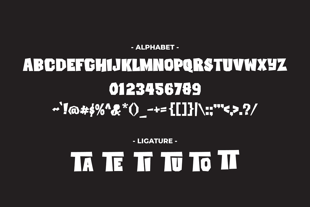 Wambo Thick Display Font, a Sans Serif Font by Sundaylab (Photo 2 of 4)