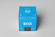 Carton Box Mockup 100x100x100 & Wrap, a Packaging Mockup by Yogurt86 (Thumbnail 6 of 8)