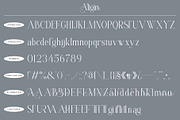 Aligin Serif - Modern Serif Font, a Serif Font by Idea Studio (Thumbnail 12 of 12)