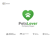 Pet Lover Logo, a Branding & Logo Template by Bintank Studio (Thumbnail 1 of 3)
