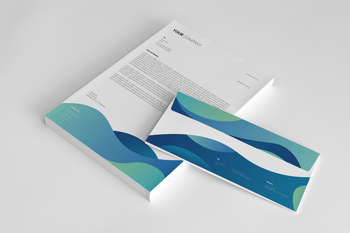 Brand Identity - V17, a Stationery Template by retrographix