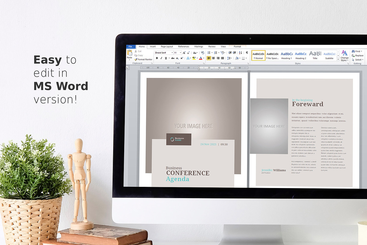Conference Agenda, a Brochure Template by Sabin (Photo 7 of 7)