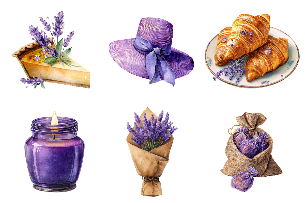 Watercolor Summer Clipart, an Illustration by Design Market (Photo 3 of 3)