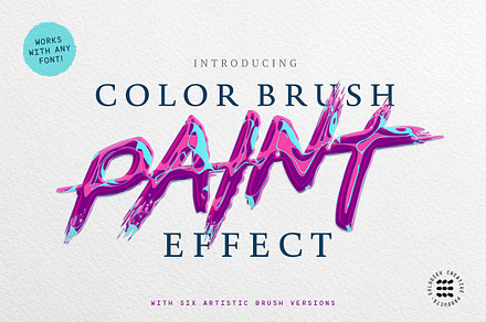Paint Text Effect