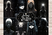 Among The Stars Junk Journal Pages, a Person Illustration by GlamArtZhanna (Thumbnail 1 of 9)