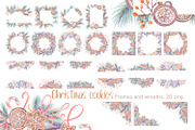 Christmas Cookies watercolor, a Food Illustration by Shabbypie (Thumbnail 4 of 12)