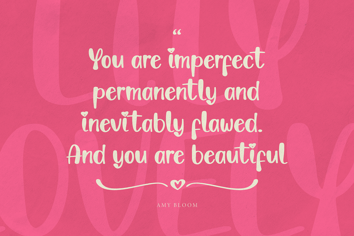 Lily Lovely | Hand Drawn Font, a Handwritten Font by Denustudios (Photo 2 of 16)