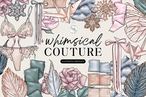 Whimsical Girly Clip Art Bundle