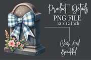 Watercolor Gingham Halloween Clipart, an Illustration by Rose Art (Thumbnail 5 of 7)