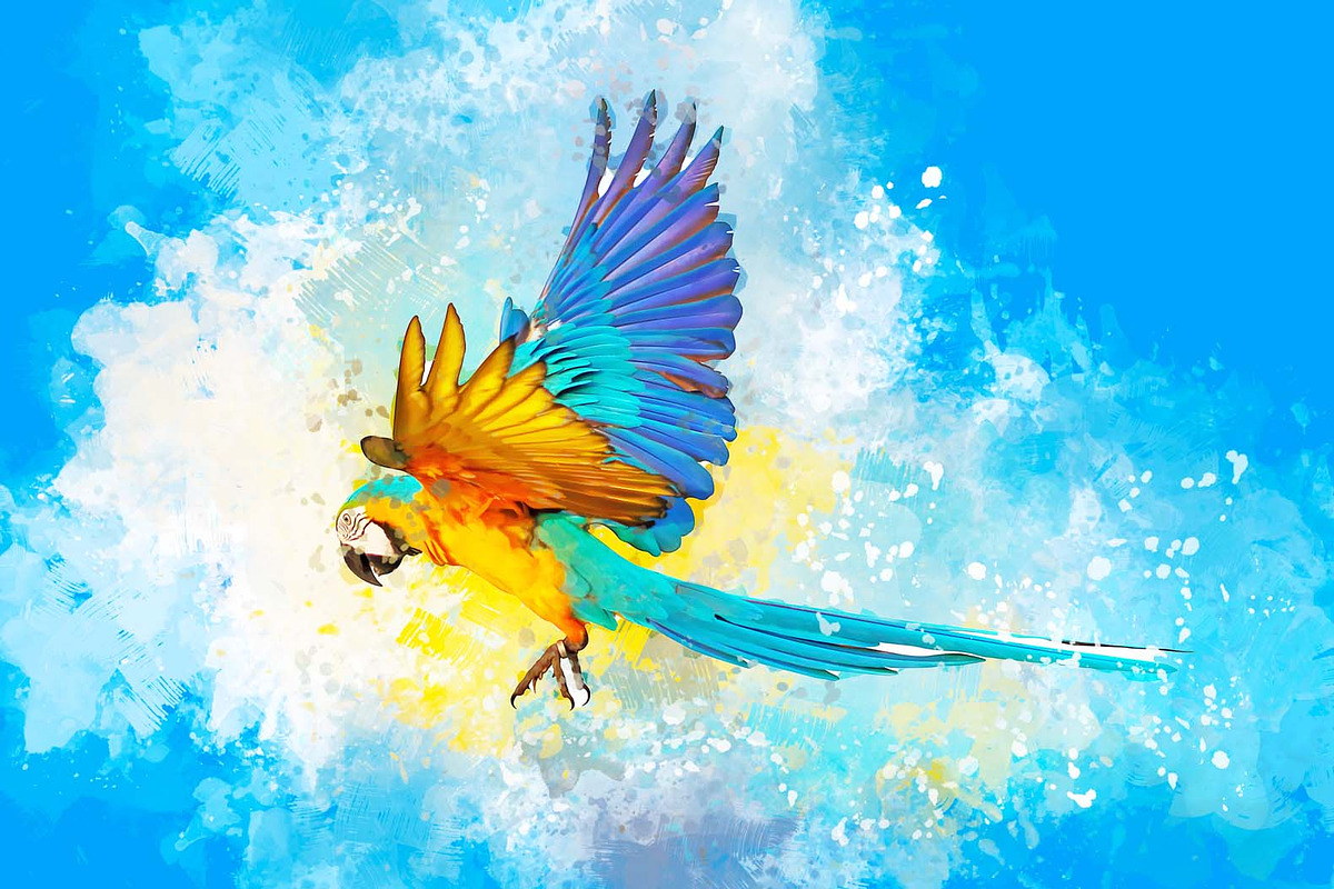 Animal Digital Painting Photo Effect, an Action Add-On by MRI STUDIO (Photo 11 of 12)