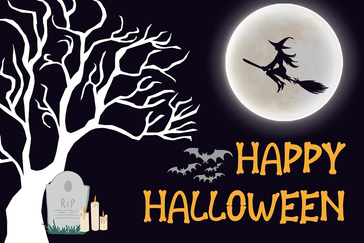 Bones Party is a Halloween font, a Handwritten Font by Brown Cupple (Photo 3 of 7)