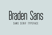 Braden Sans, a Sans Serif Font by Bart Wesolek (Thumbnail 1 of 6)