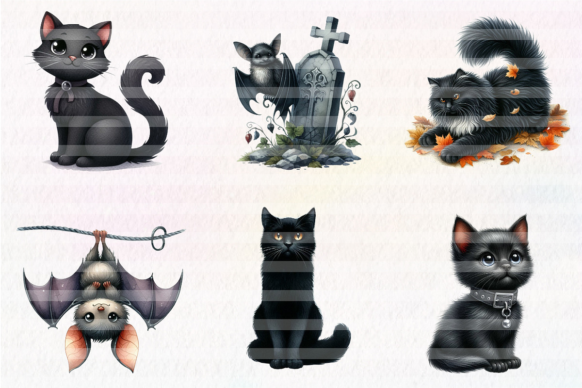 Cute Evil Animals Clipart, an Illustration by CreationArt (Photo 2 of 5)