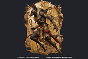 Egyptian God Anubis clipart Set, an Education Illustration by ThatsDesignArt (Thumbnail 3 of 10)