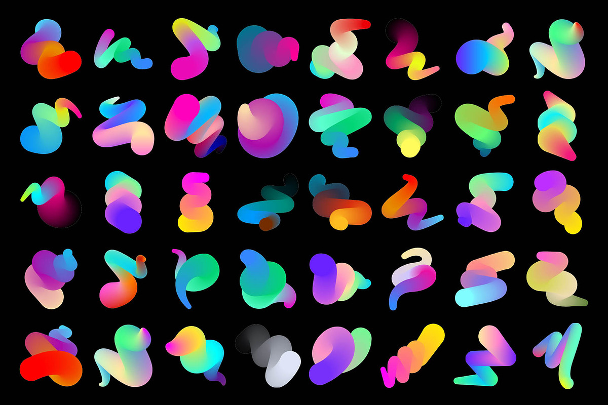 Blender: 80 Gradient Blends, an Object Graphic by RuleByArt (Photo 15 of 16)