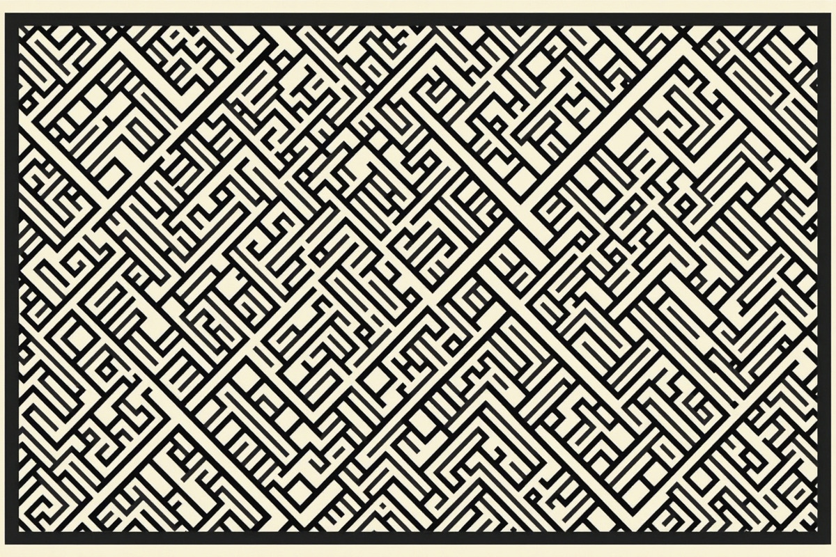 Black Laser Cut Panel Designs, an Illustration by Creativeshirt (Photo 2 of 9)
