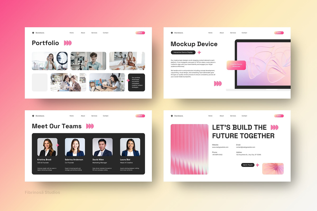 Creative Social Media Agency, a Presentation Template by FIBRINOSÄ (Photo 7 of 7)